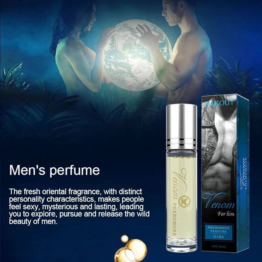 Venom Pheromone Perfume For Him – Magnetismo y Poder (10ml) 💙🔥