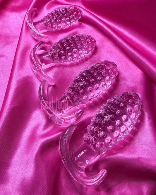 💎 Crystal Glass Silicone Set: El Kit Maestro de 4 Plugs ✨