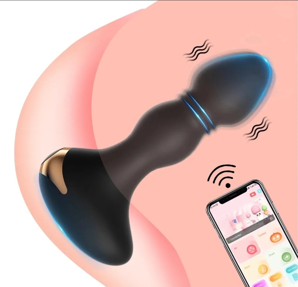 🖤 Smart Silk Plug: Vibración y Control Total en tu Celular
