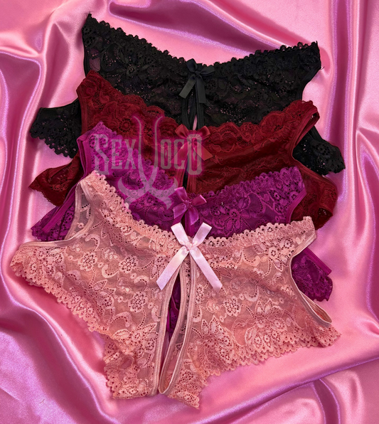 ❤️ CACHETERA "LACE SURPRISE" - PASIÓN ABIERTA