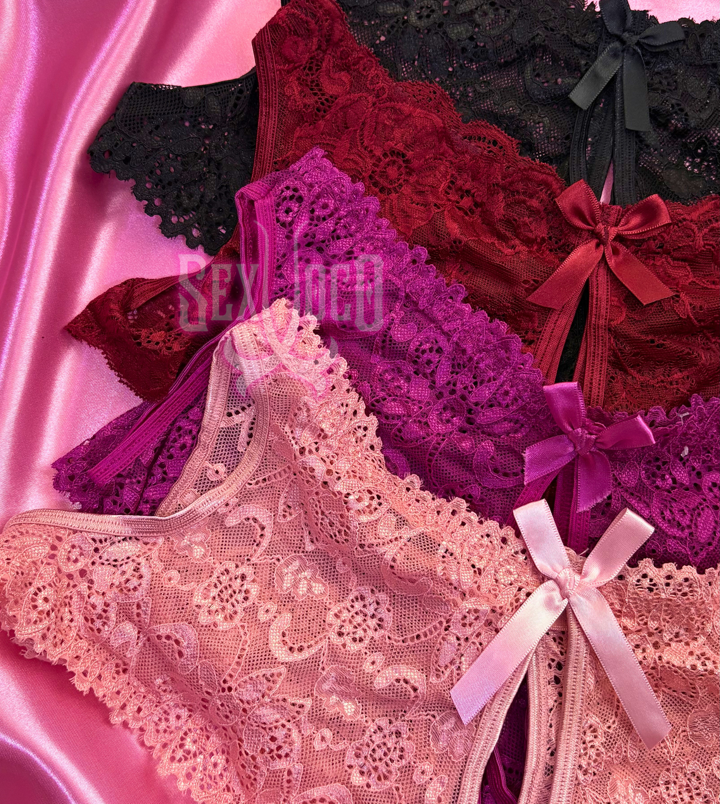 ❤️ CACHETERA "LACE SURPRISE" - PASIÓN ABIERTA