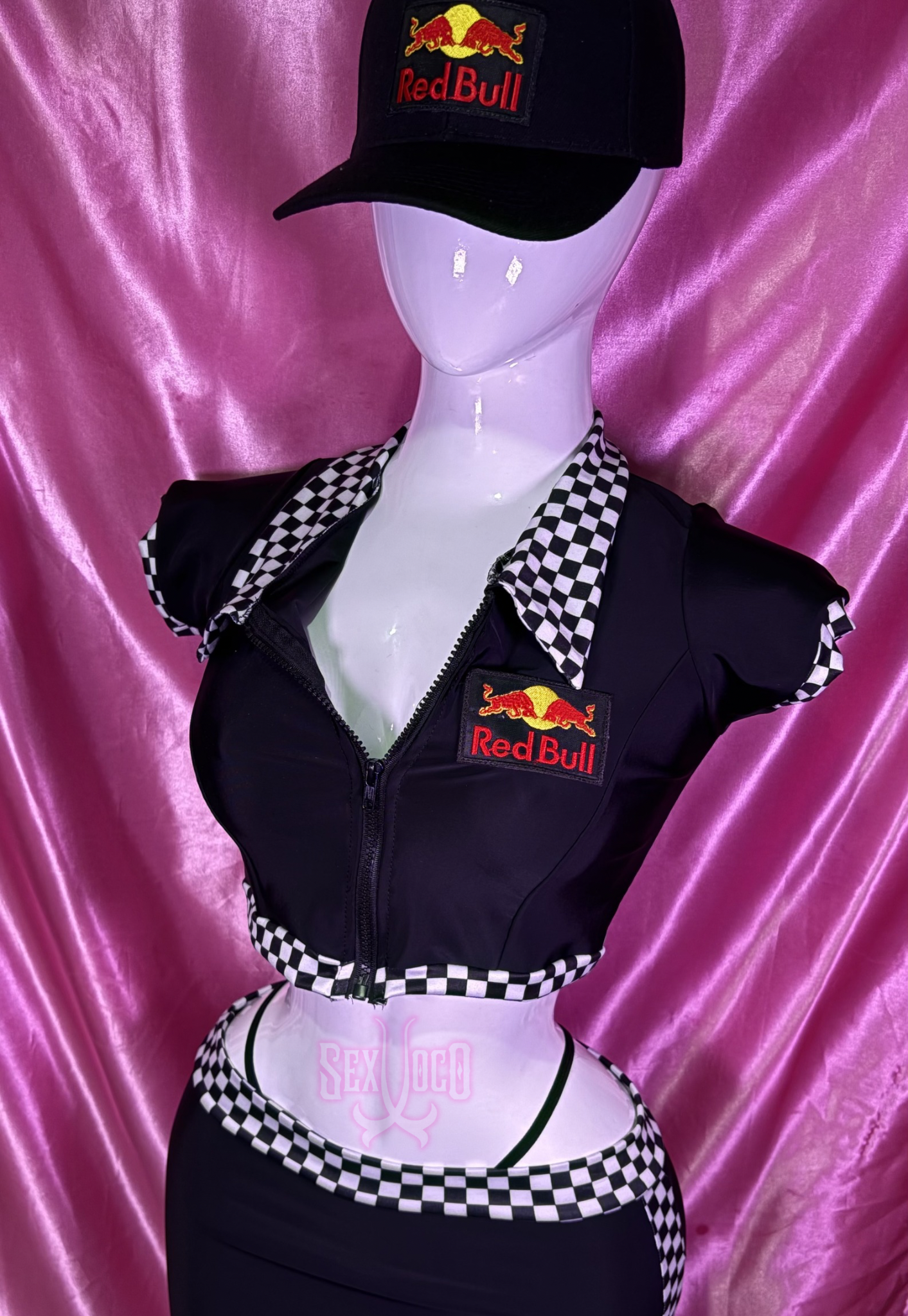 🏎️ COSTUME "RED BULL RACE GIRL": ¡LA REINA DE LA PISTA!