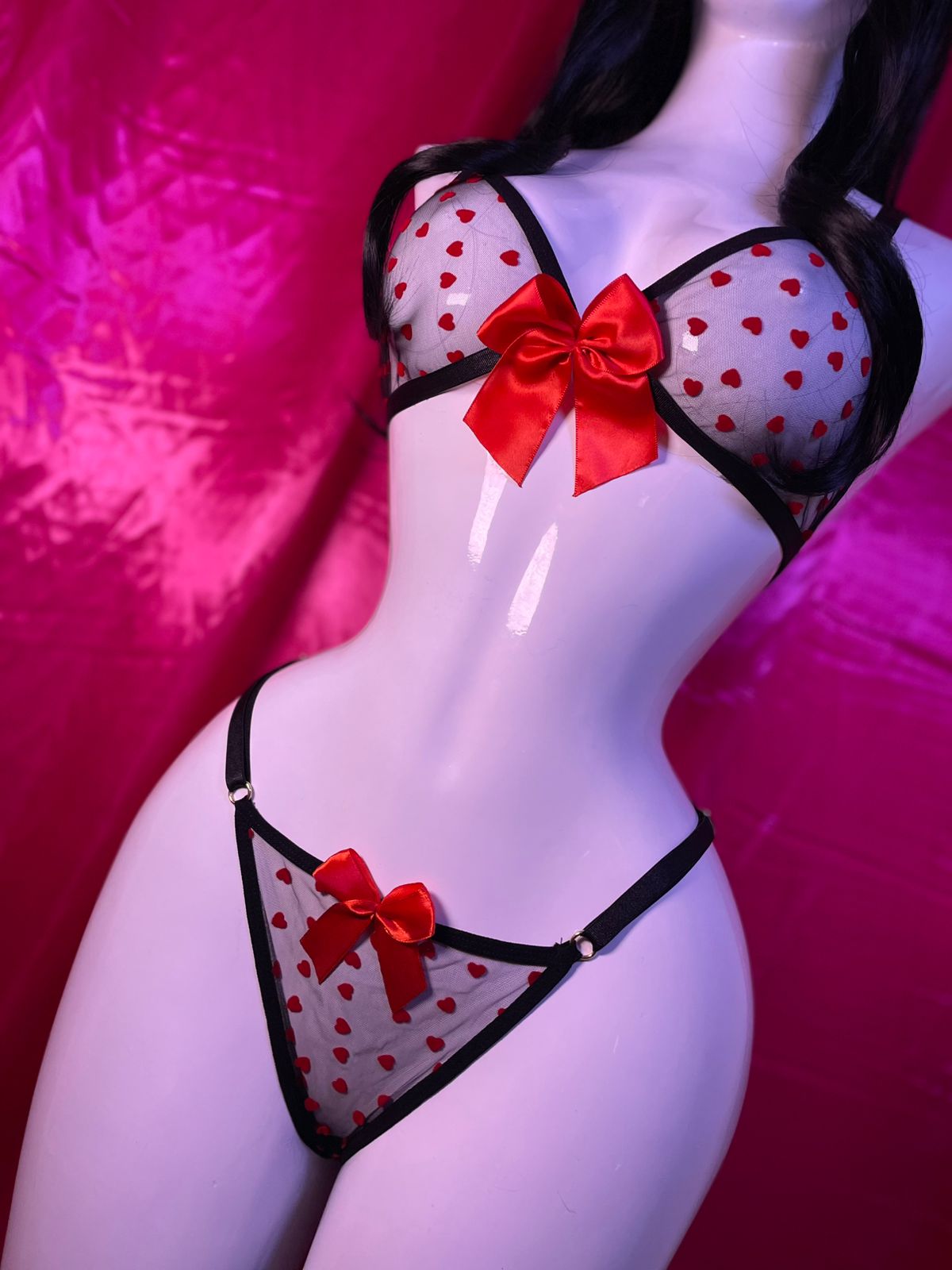 ❤️ CONJUNTO "SWEET SEDUCTION" CON CADENAS DE MENSAJE