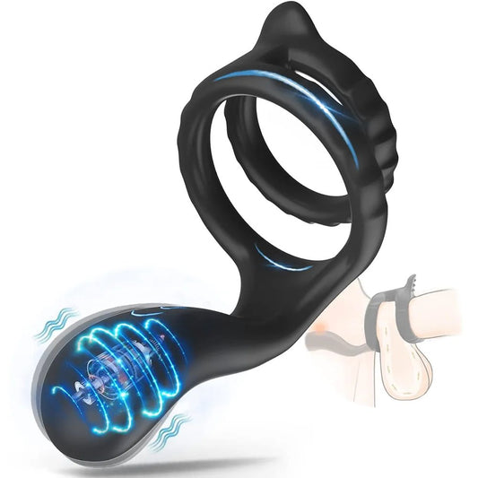 🖤 ANILLO VIBRADOR ELITE: RESISTENCIA Y PLACER TOTAL