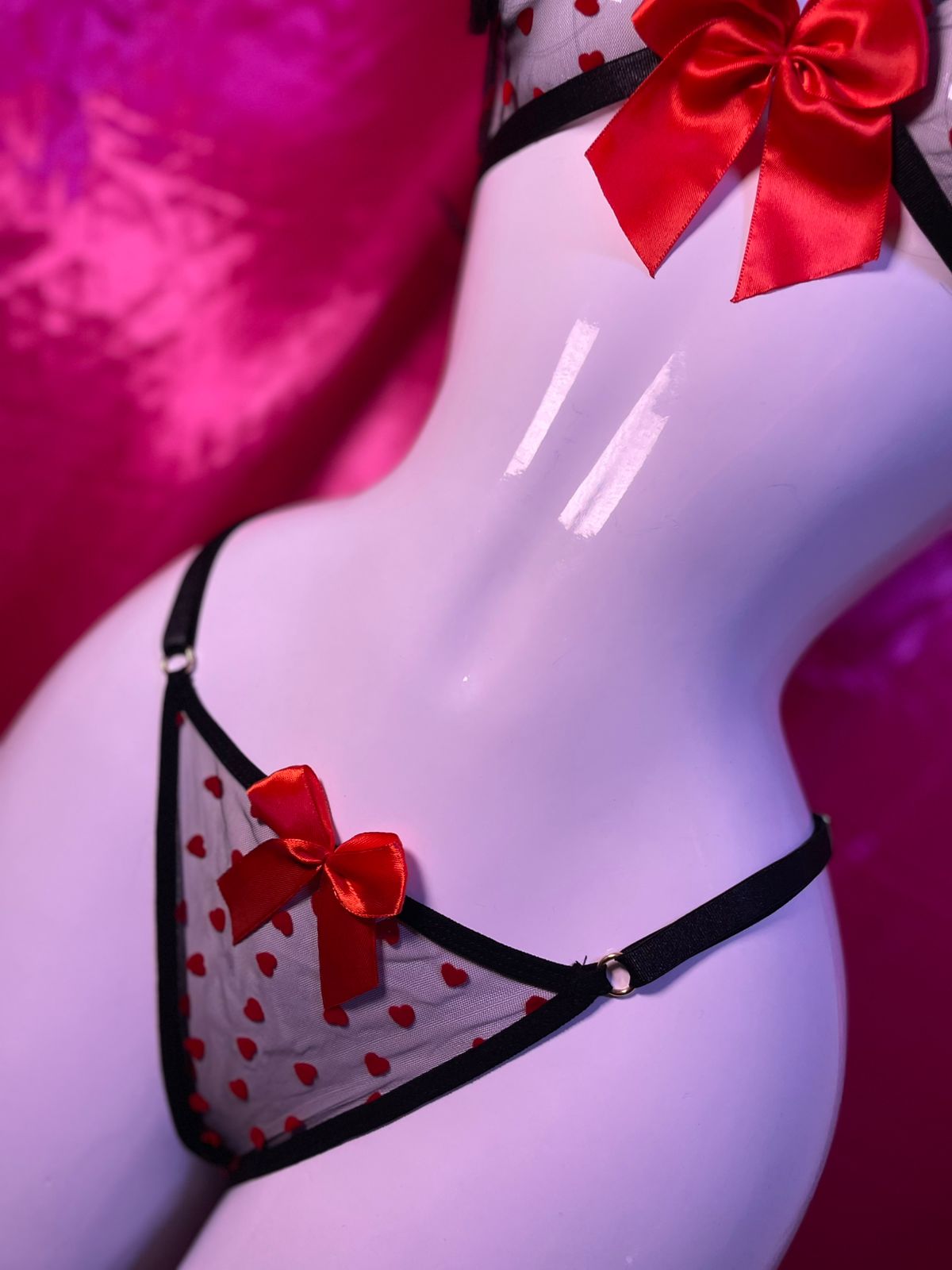 ❤️ CONJUNTO "SWEET SEDUCTION" CON CADENAS DE MENSAJE