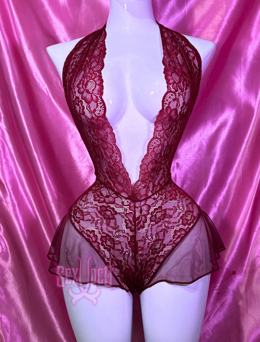 💞 BODY "SCARLET SEDUCTION": ELEGANCIA Y PASIÓN PROVOCATIVA
