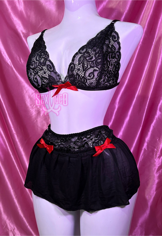 💞 SET "PASSION BOWS": DULZURA Y SEDUCCIÓN IRRESISTIBLE