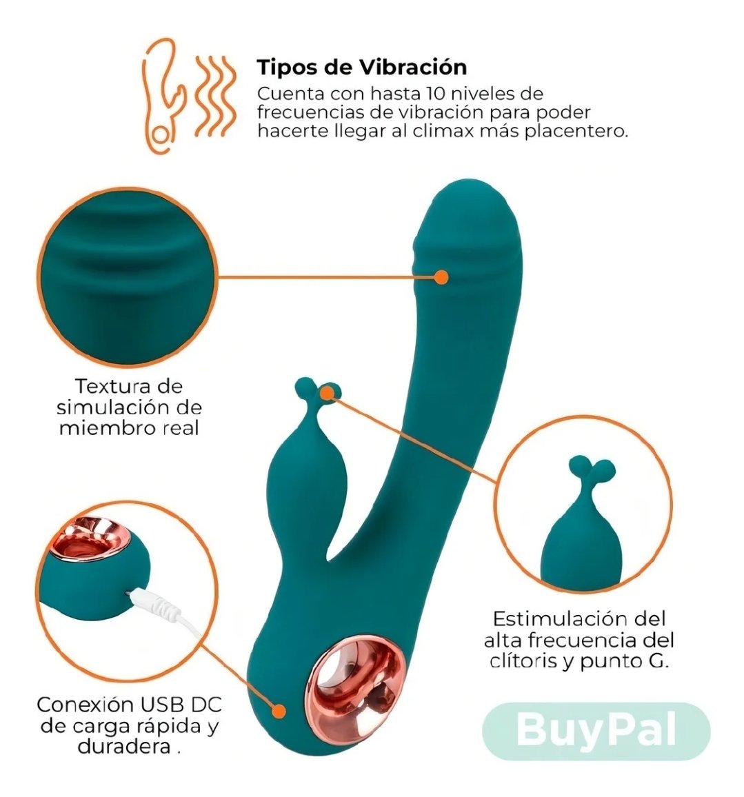 Vibrador Rabbit "LILO Luxury Edition" – Potencia Magnética y Elegancia 🐰✨