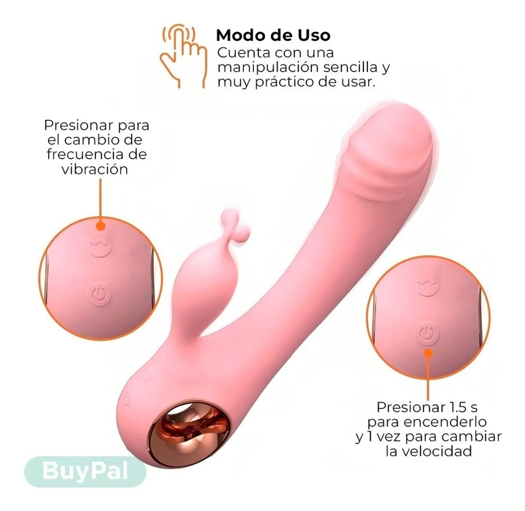 Vibrador Rabbit "LILO Luxury Edition" – Potencia Magnética y Elegancia 🐰✨