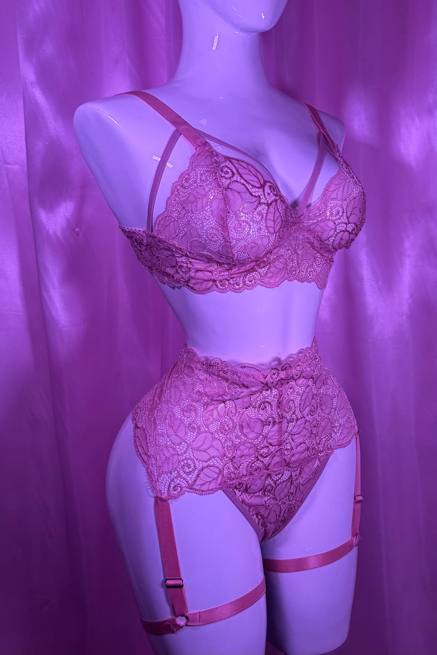 Set Caroline – Rose Romance & Black Lace 🖤