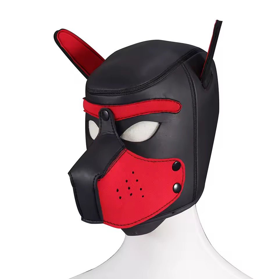 Set Puppy Play Premium: Máscara, Collar y Correa – Edición Unisex 🐾⛓️