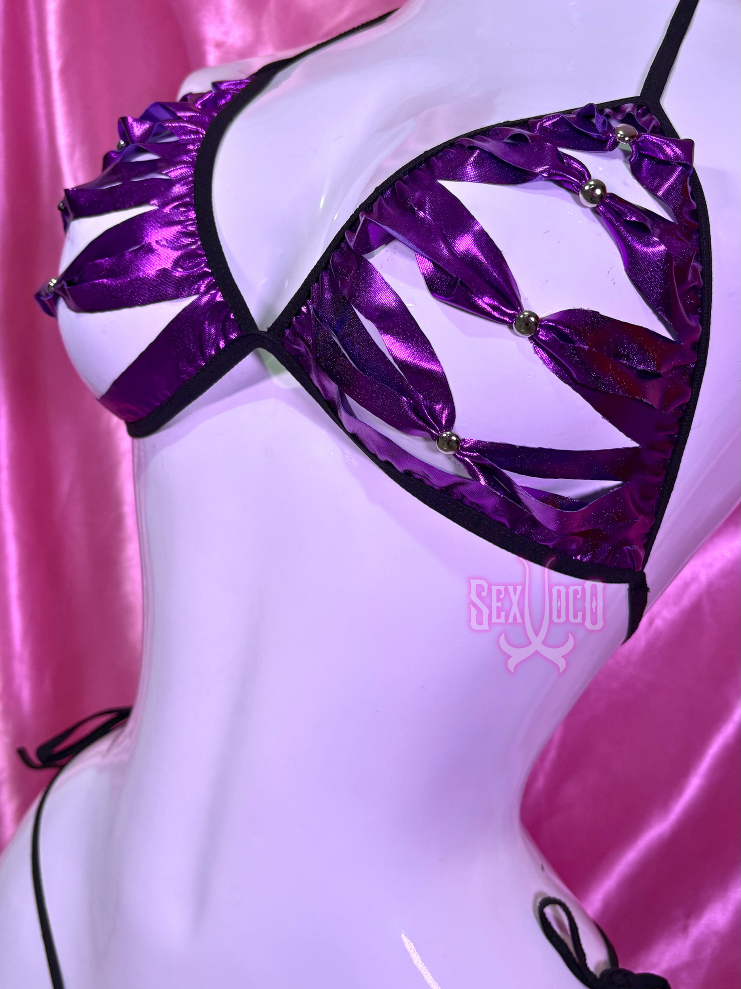 💞 SET "ELECTRIC GALAXY": SENSUALIDAD METÁLICA Y ATREVIDA