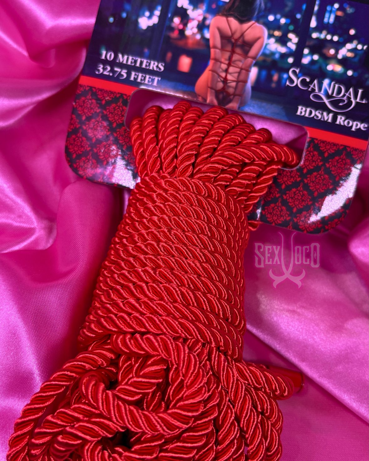 ⛓️ Scandal BDSM Rope: El Arte de la Entrega en Seda ✨