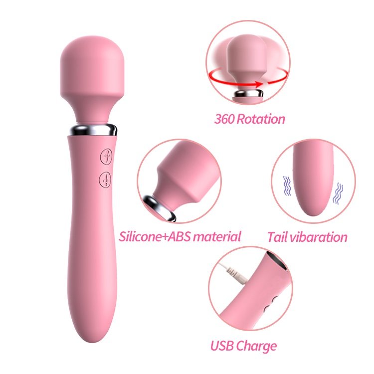 Vibrador "Double Delight" 2 en 1 – Estilo Micrófono 🎤💖