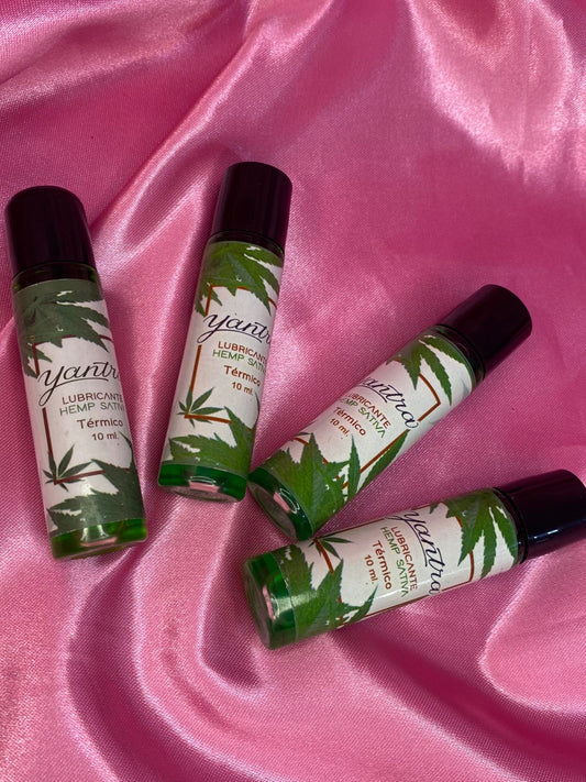 Lubricante Térmico Yantra: Hemp Sativa – Calor Sensorial 🌿🔥