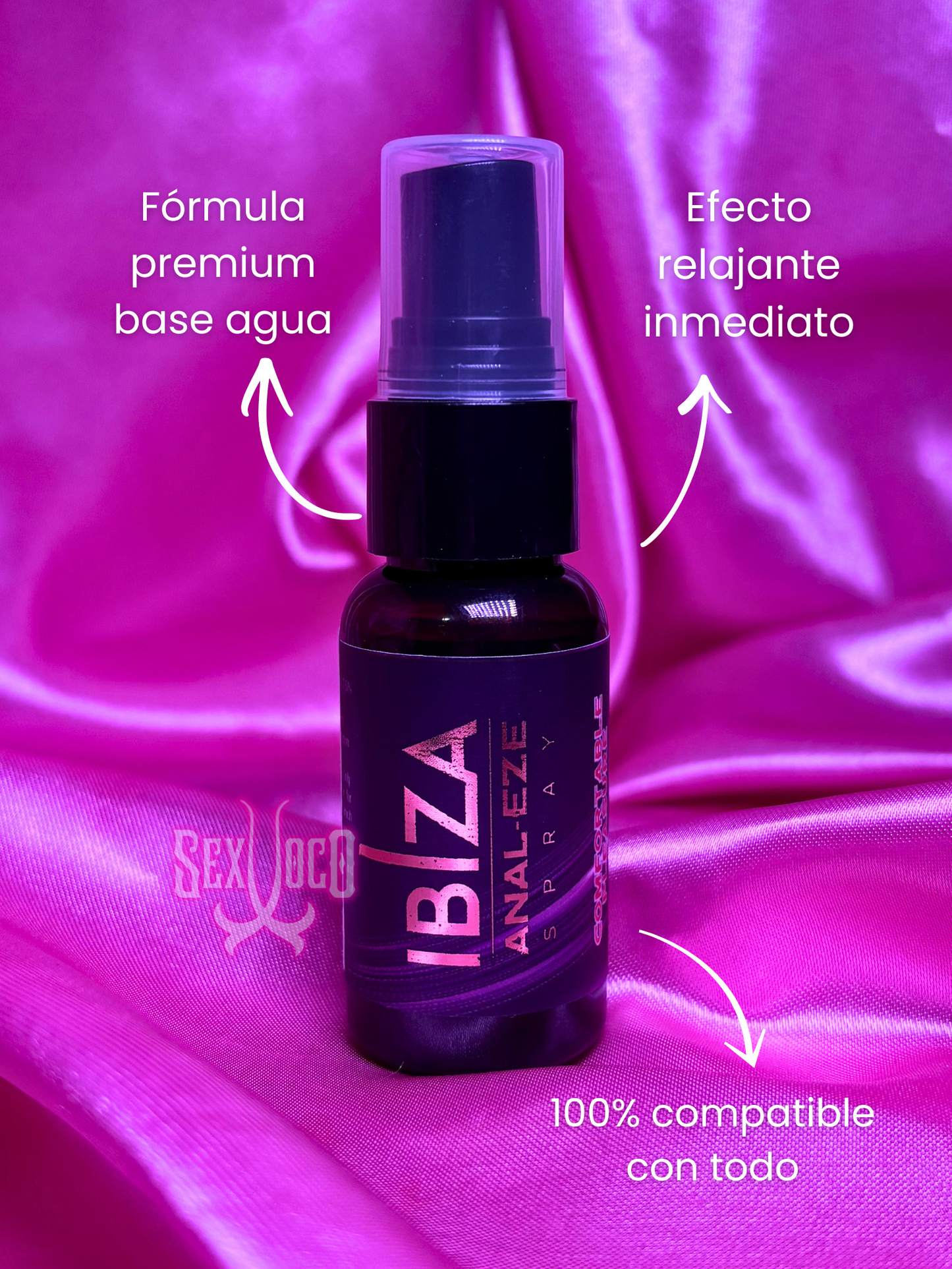 💜 Spray Relajante "Ibiza Anal-Eze": Confort y Exploración sin Límites ✨